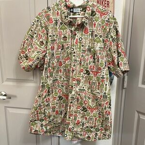 Lifted Research Group 4x Colorful Short Sleeve Button-Up Shirt